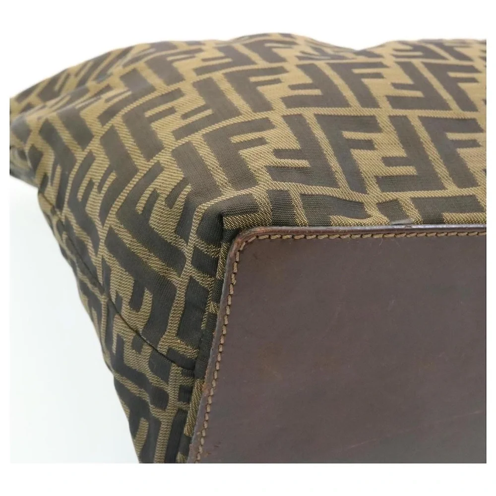 Fendi Zucca Brown Jacquard Tote Bag - Picture 12 of 12